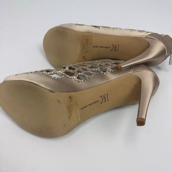 INC International Concepts Womens Sarane Evening Sandals Bisque 10M - Picture 5 of 6
